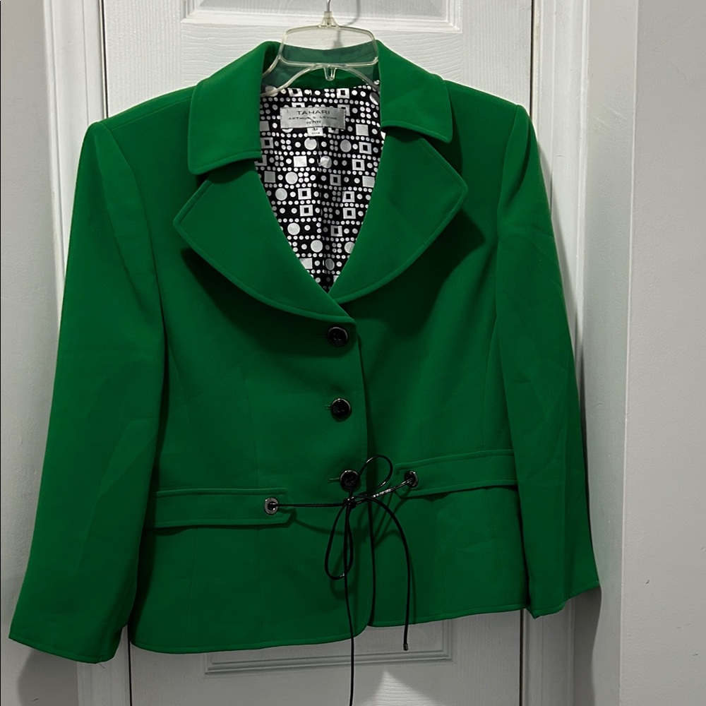 Talbots Green Women's Blazer Jacket